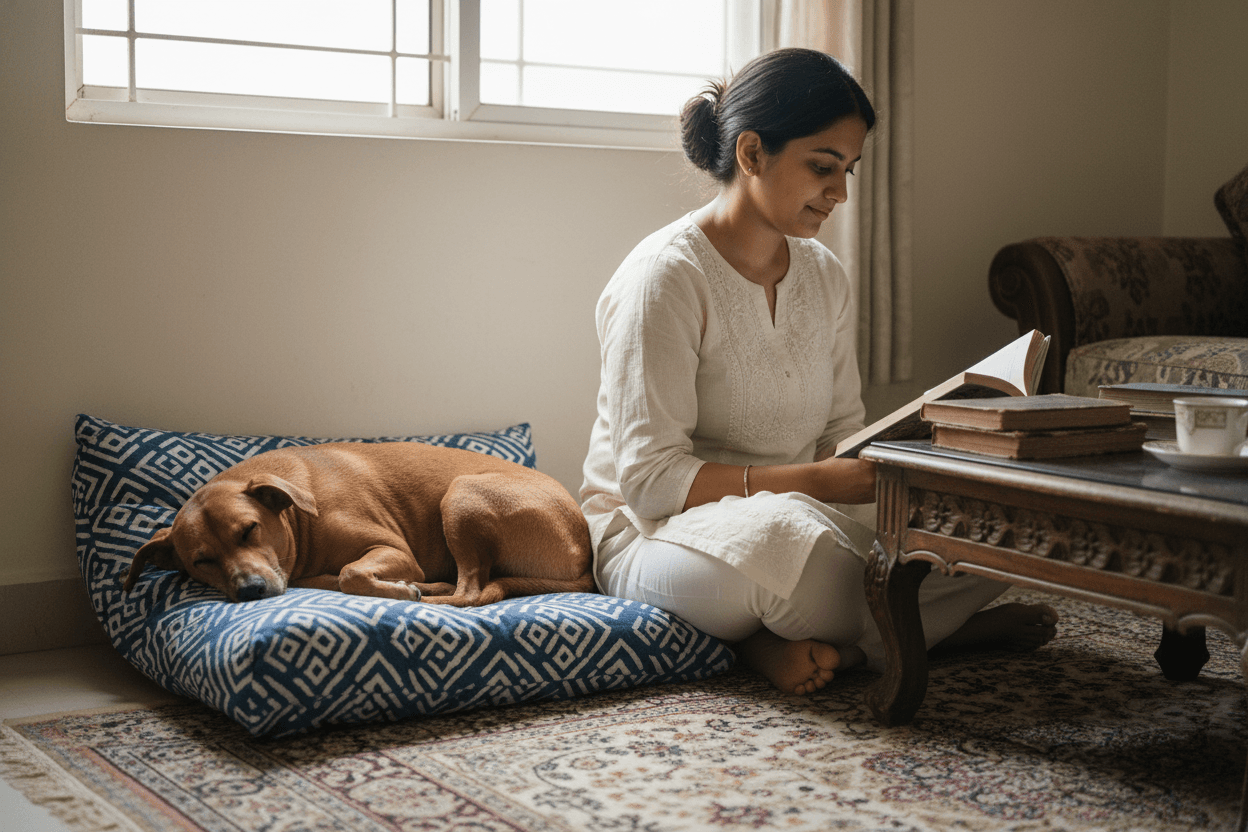 A German Shepherd in pet insurance setting