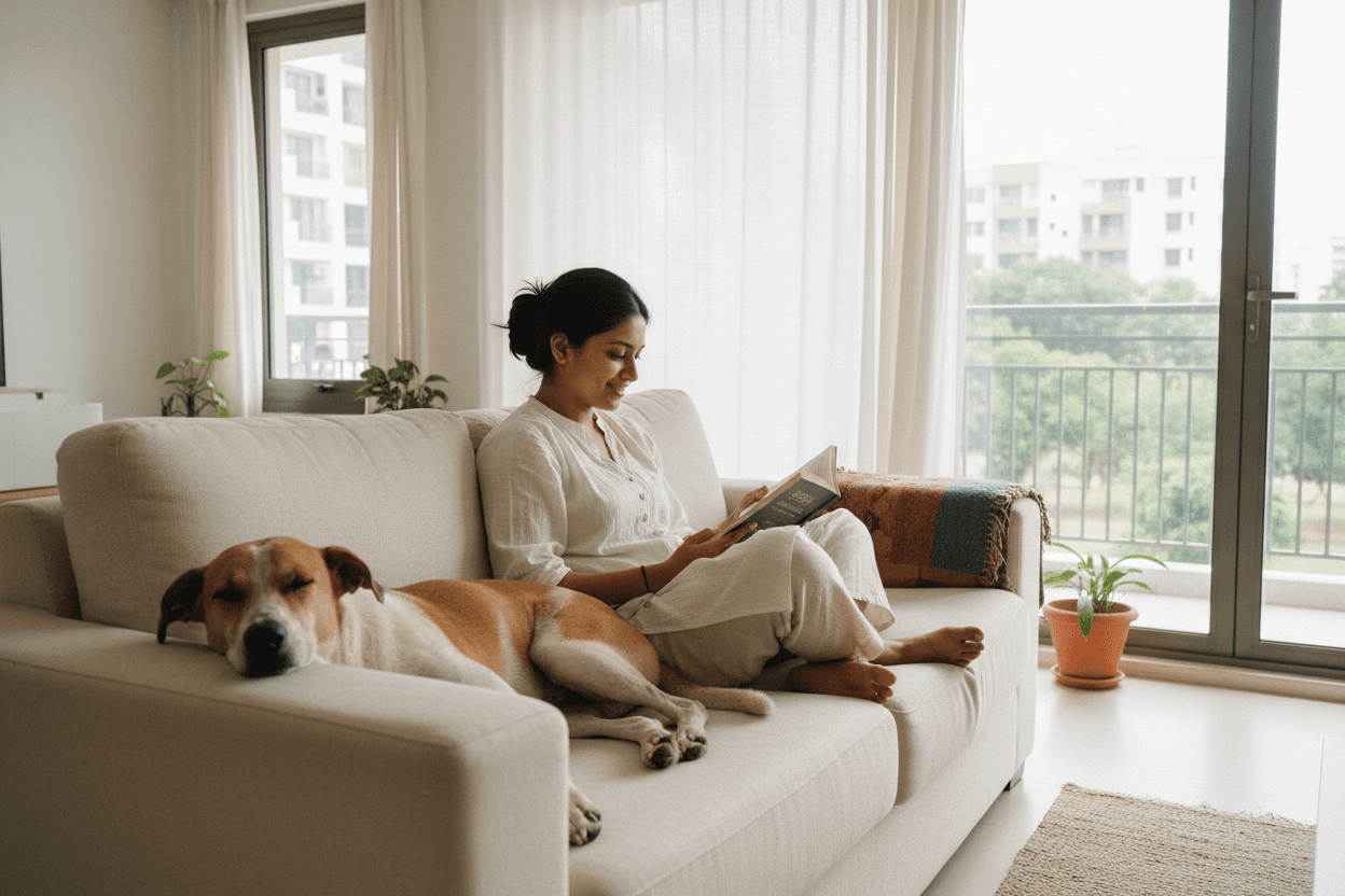 A Indie/street dog in pet insurance setting