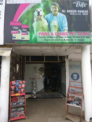 Paws & Claws Pet Clinic - Pet Clinic In Gurgaon - Pet Shop For Dog - Veterinary Clinic In Gurgaon